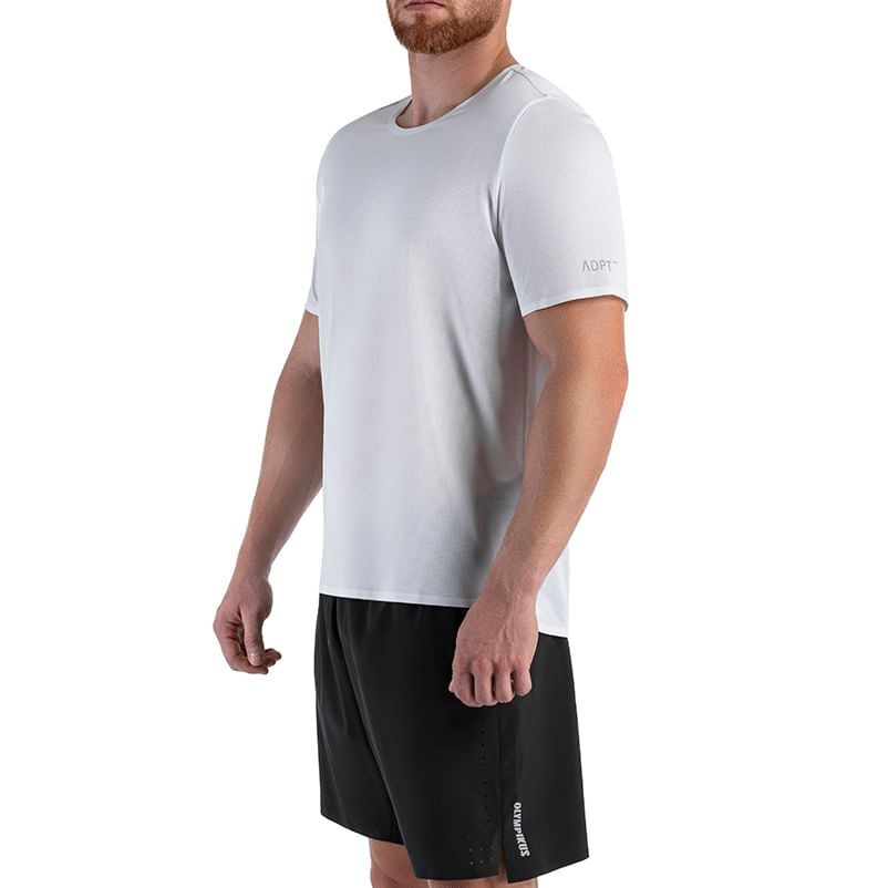 Olympikus Camiseta OIMCR24605-BRANCO M CORRE Branco Poliester -1-